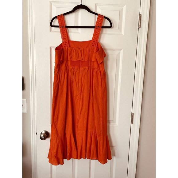 NWT J. Crew Orange Dress - Size 10 - Picture 3 of 4